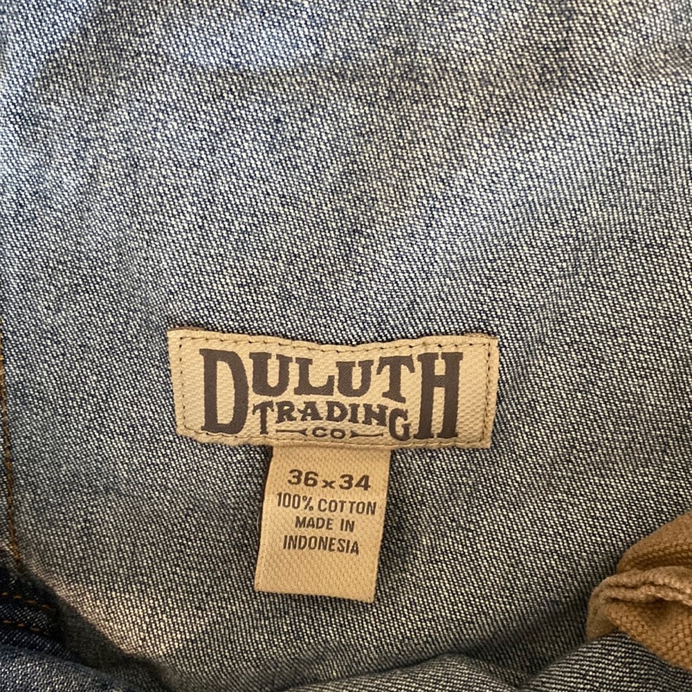 Duluth trading Company, blue jeans